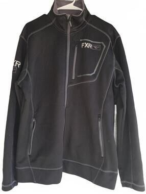 FXR RACING ELEVATION TECH ZIP UP Men's Black Performance Jacket XL